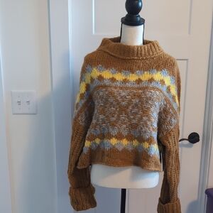 Freepeople Cozy Patterned Sweater